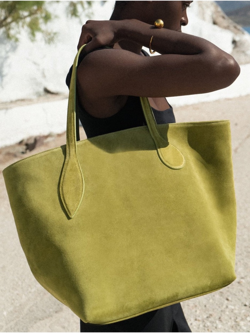 Liffner sprout tote green